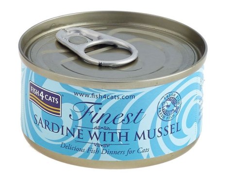 FISH4CATS ZESTAW SARDYNKA mix smaków mokra karma dla kota 40x70g