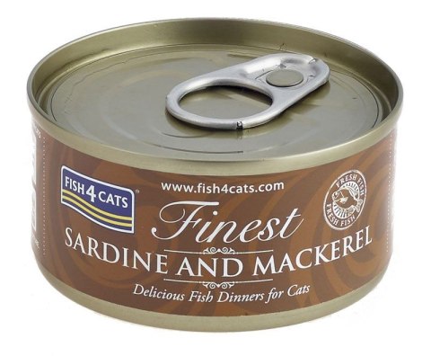 FISH4CATS ZESTAW SARDYNKA mix smaków mokra karma dla kota 40x70g