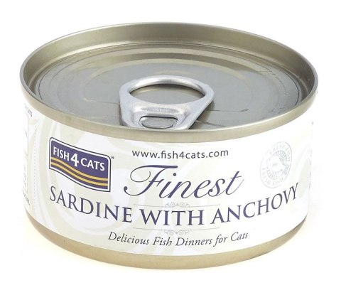 FISH4CATS ZESTAW SARDYNKA mix smaków mokra karma dla kota 40x70g