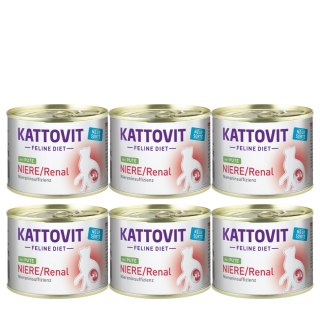 Kattovit Niere Renal Dieta nerkowa Indyk puszka 6x185 g