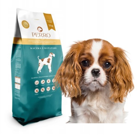 PERRO Kaczka z batatami dla dorosłych psów średnich i dużych ras 2x1 kg