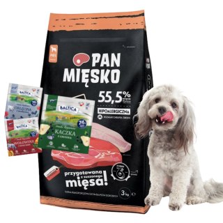 Pan Mięsko Cielęcina z Indykiem M 3kg + próbka