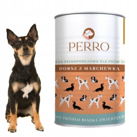 Perro Dorsz Z marchewką dla psów dorosłych 6X410g MONOBIAŁKOWA DLA ALERGIKA