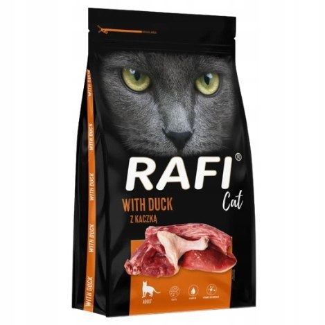 Sucha Karma ZESTAW Rafi Cat z kaczką kurczak karma sucha dla kota 2X7 kg