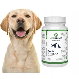 VETPRIME CALM & RELAX 30 suplement na uspokojenie dla psa