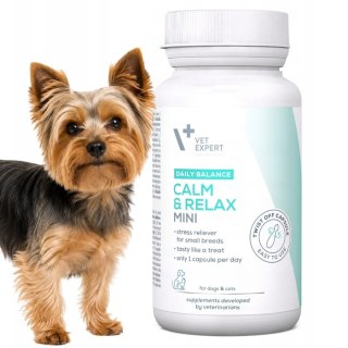 Vet Expert Calm Relax Mini 30 kapsułek na stres dla psa i kota Twist-Off
