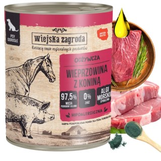 WIEJSKA ZAGRODA WIEPRZOWINA Z KONINĄ 800 g