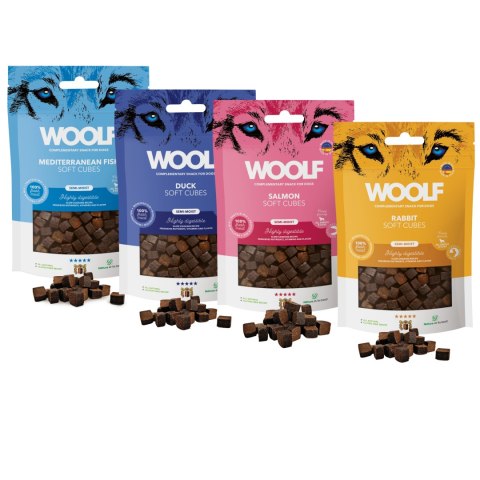WOOLF NOWE SMACZKI 4X100 MONOPROTEIN MIX