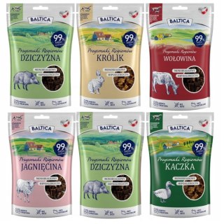ZESTAW BALTICA Półmiękkie Przysmaki 6x80g najlepsze smaczki