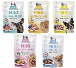 ZESTAW - Brit Care Mini Pouch 10x85 mokra karma dla małych ras