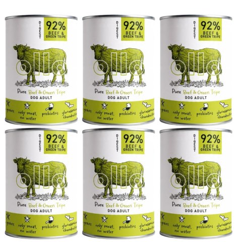 ZESTAW OLLO Pure Wołowina i Żwacze 6 X 400g