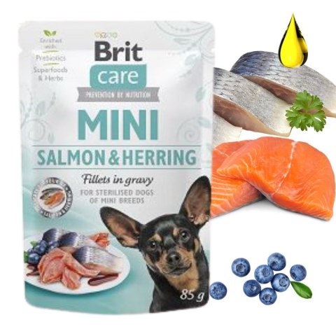 Zestaw Brit Care Mini Pouch Herring 6x85g