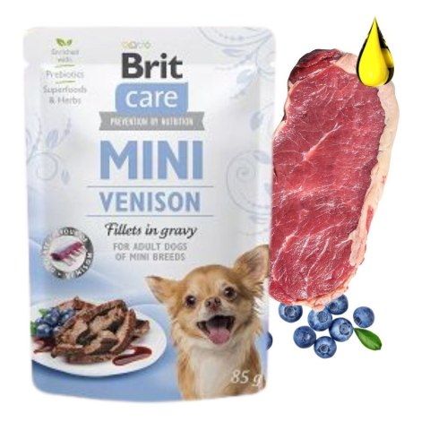 Zestaw Brit Care Mini Pouch Venison 6x85g