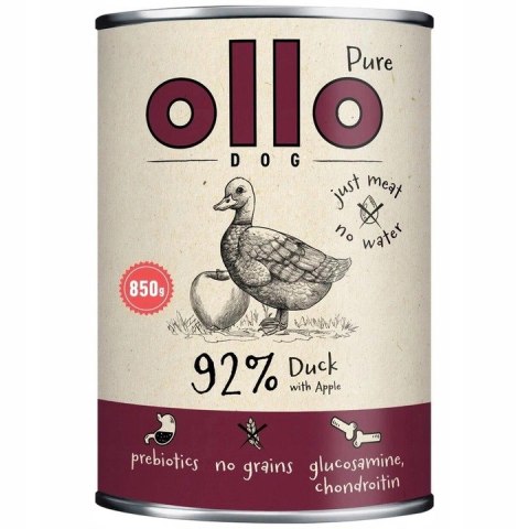 Zestaw Ollo Pure Kaczka z Jabłkiem 6 x 400g