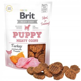 Brit Jerky Puppy Meaty Coins 80g Szczeniak