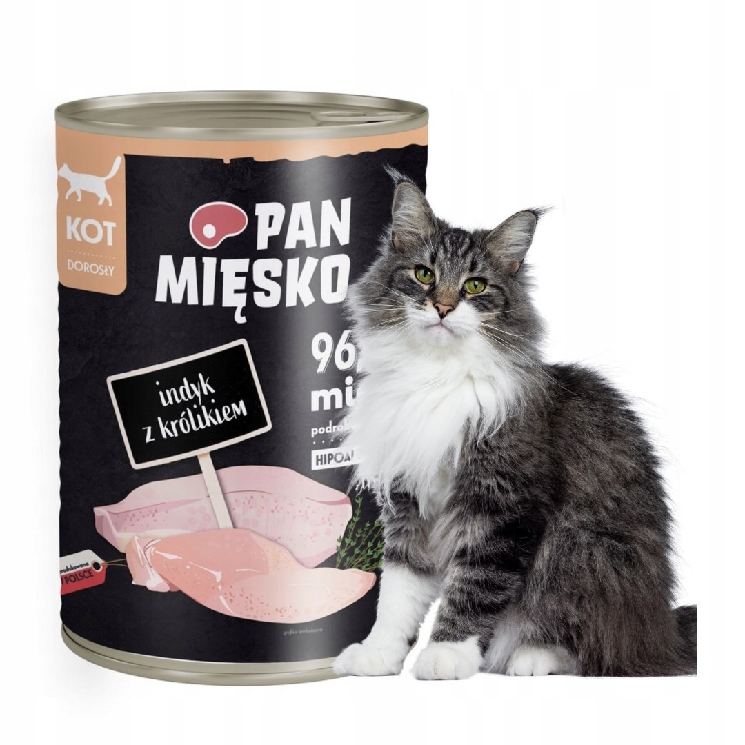 PAN MIĘSKO MORKA KARMA dla kota MIX SMAKÓW 12x400