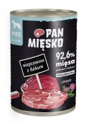 Pan Mięsko 12 x 400 g mix NOWYCH SMAKÓW DLA PSA