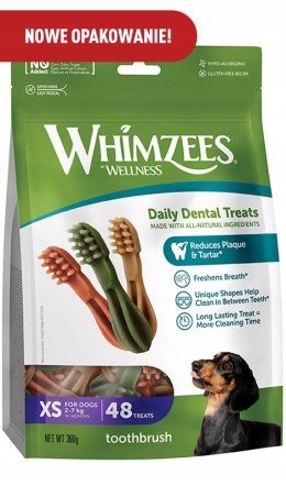 Whimzees gryzak dentystyczny psa szczoteczka XS