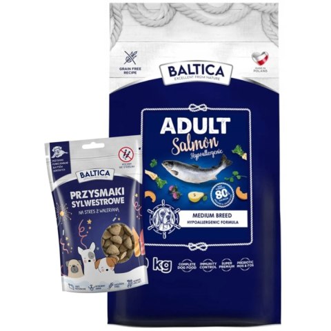 BALTICA ADULT SALMON MEDIUM 9kg + GRATIS ULUBIONA KARMA ALERGIKA