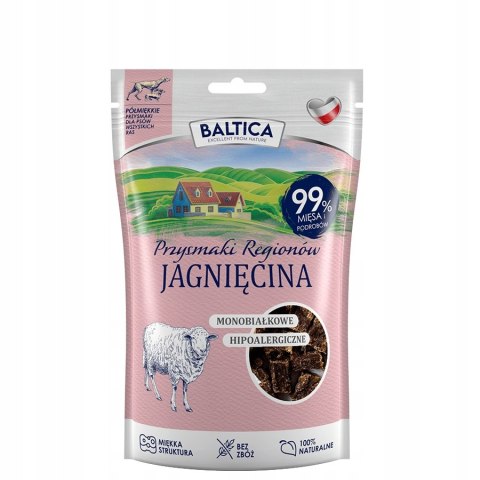 BALTICA Półmiękkie Przysmaki 5x80g MONOPROTEINOWE SMACZKI DLA PSA