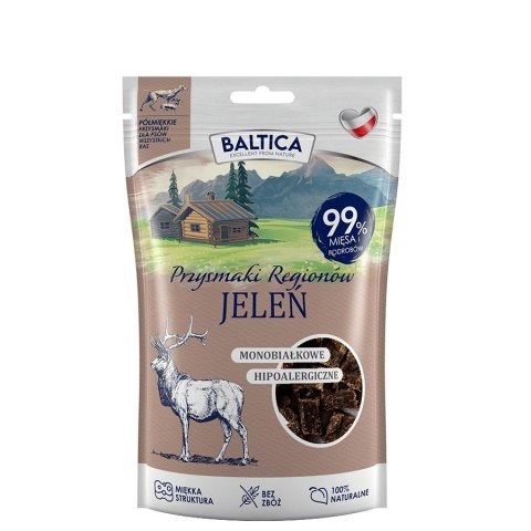 BALTICA Półmiękkie Przysmaki 5x80g MONOPROTEINOWE SMACZKI DLA PSA