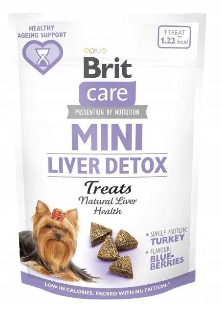 Brit Care Mini Liver Detox 50g Smaczki wsparcie wątroby
