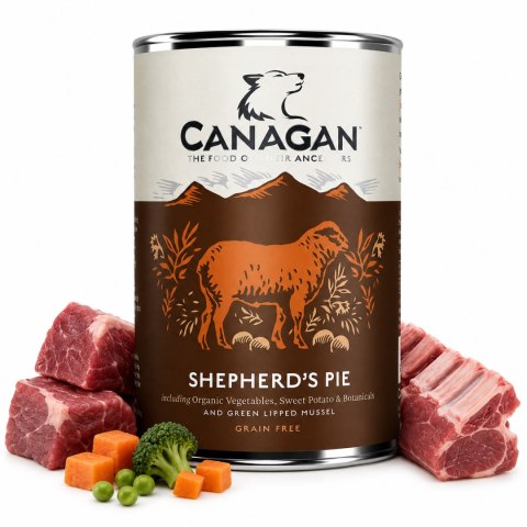 Canagan Mix Smaków 6×400 g Zestaw mokra karma dla psa bezzbożowa wysokomięsna