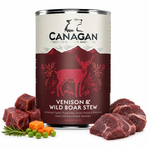 Canagan Mix Smaków 6×400 g Zestaw mokra karma dla psa bezzbożowa wysokomięsna