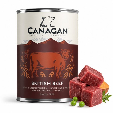 Canagan Mix Smaków 6×400 g Zestaw mokra karma dla psa bezzbożowa wysokomięsna