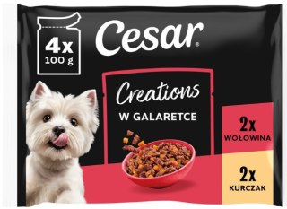 Cesar 100gx4 sasz woł/kurczak/gal NEW