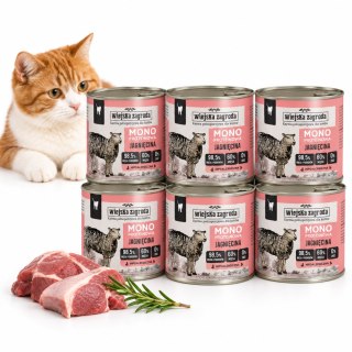 Country of Animals Cat Wet Food Monoprotein Lamb 6X200g