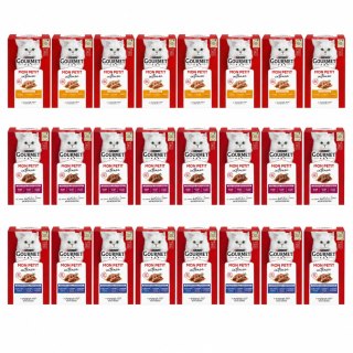 MEGA Zestaw PURINA GOURMET MON PETIT MIX SMAKÓW DLA KOTA 144x50g