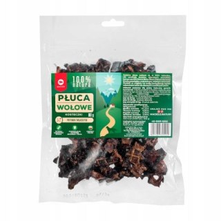 Maced Płuca Wołowe kosteczki 80g Naturalny przysmak gryzak dla psa