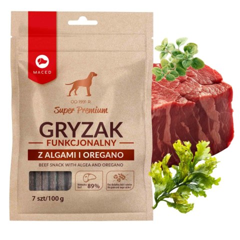 Maced SP GRYZAK WOŁOWY Funkcjonalny z Algami i Oregano 100g