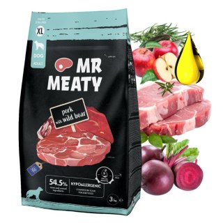 Mr Meaty Dog Dry Food Pork with Wild Boar XL 3kg