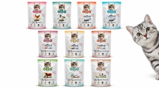 OLLO CAT Mix 10 x 85 g - Mokra Karma dla Kota Zestaw 10 Smaków Nr 1-10