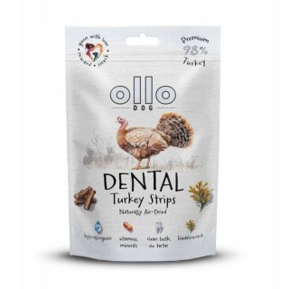 Ollo Air Dried Dental Turkey Strips przysmak dla psa z indyka 80g