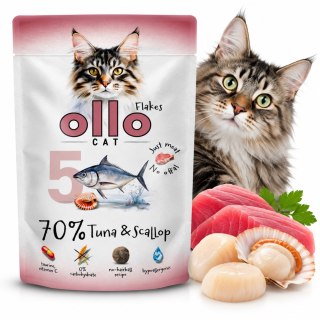 Ollo karma mokra tuńczyk i przegrzebki saszetka nr 5 85g