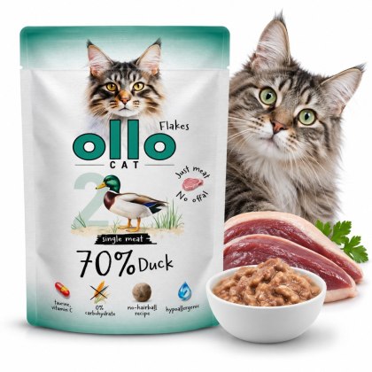 Ollo mokra karma kaczka saszetka nr 2 85g