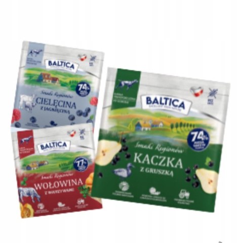 PAKIET Baltica Wołowina Jagnięcina M/L 2 x 9kg karma dla psa sucha Natural Balance