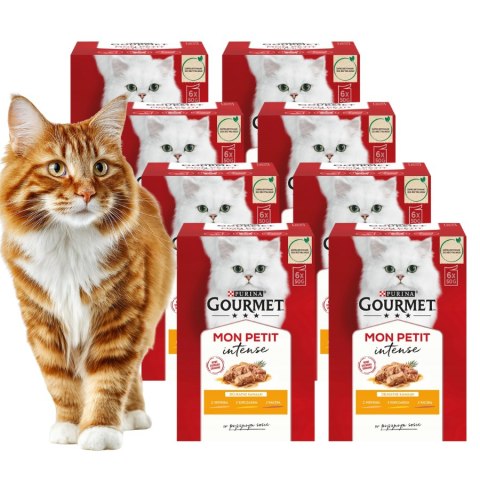 PURINA GOURMET MON PETIT DROBIOWE SMAKI DLA KOTA 48x50g