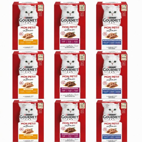 PURINA GOURMET MON PETIT MIX SMAKÓW DLA KOTA 54x50g