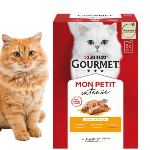 PURINA GOURMET MON PETIT MIX SMAKÓW DLA KOTA 54x50g