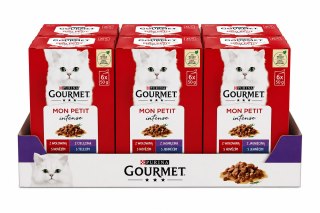 PURINA Mon Petit wołowina jagnięcina cielęcina saszetki dla kota 36x50g