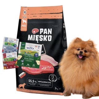Pan Mięsko Cielęcina z Indykiem XS 3kg + próbka