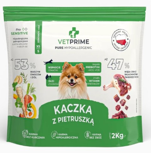 VETPRIME Kaczka z Pietruszką XS/S 6kg