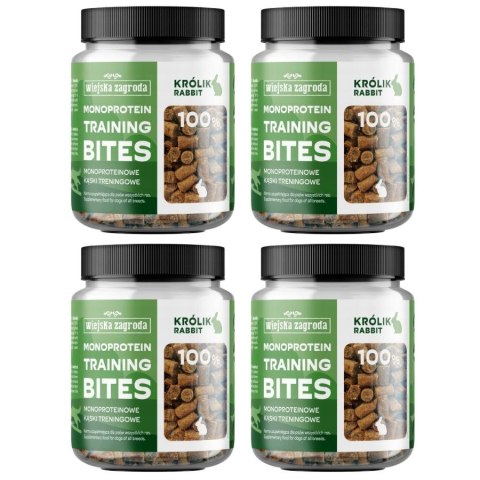 Wiejska Zagroda Treningowa Królik kąski monoproteinowe 4X150 g