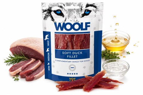 Woolf JERKY DUCK FILLET filet z kaczki 100g brit