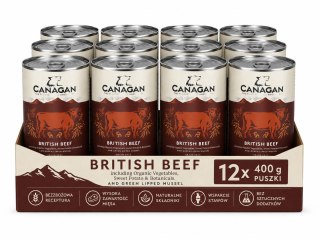 ZESTAW Canagan Beef Stew 12X400g Karma Mokra dla Psa Wołowina Bezzbożowa