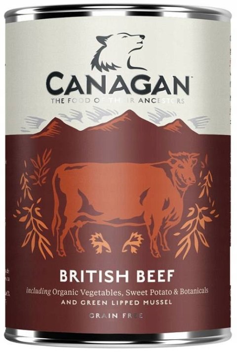 ZESTAW Canagan Beef Stew 12X400g Karma Mokra dla Psa Wołowina Bezzbożowa